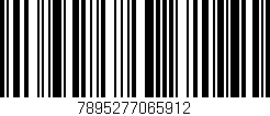 Código de barras (EAN, GTIN, SKU, ISBN): '7895277065912'