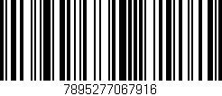 Código de barras (EAN, GTIN, SKU, ISBN): '7895277067916'