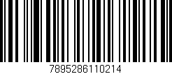 Código de barras (EAN, GTIN, SKU, ISBN): '7895286110214'