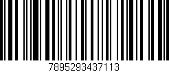 Código de barras (EAN, GTIN, SKU, ISBN): '7895293437113'