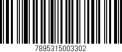 Código de barras (EAN, GTIN, SKU, ISBN): '7895315003302'