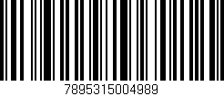 Código de barras (EAN, GTIN, SKU, ISBN): '7895315004989'