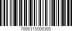 Código de barras (EAN, GTIN, SKU, ISBN): '7895315006365'