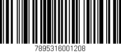 Código de barras (EAN, GTIN, SKU, ISBN): '7895316001208'