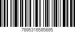 Código de barras (EAN, GTIN, SKU, ISBN): '7895316585685'