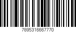 Código de barras (EAN, GTIN, SKU, ISBN): '7895316667770'