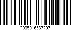 Código de barras (EAN, GTIN, SKU, ISBN): '7895316667787'