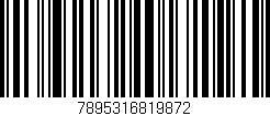 Código de barras (EAN, GTIN, SKU, ISBN): '7895316819872'
