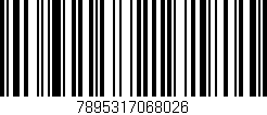 Código de barras (EAN, GTIN, SKU, ISBN): '7895317068026'