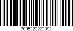 Código de barras (EAN, GTIN, SKU, ISBN): '7895323222092'