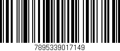 Código de barras (EAN, GTIN, SKU, ISBN): '7895339017149'