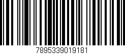 Código de barras (EAN, GTIN, SKU, ISBN): '7895339019181'