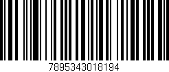 Código de barras (EAN, GTIN, SKU, ISBN): '7895343018194'
