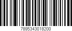Código de barras (EAN, GTIN, SKU, ISBN): '7895343018200'