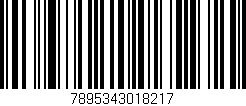 Código de barras (EAN, GTIN, SKU, ISBN): '7895343018217'