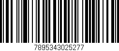 Código de barras (EAN, GTIN, SKU, ISBN): '7895343025277'