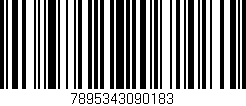 Código de barras (EAN, GTIN, SKU, ISBN): '7895343090183'