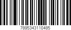 Código de barras (EAN, GTIN, SKU, ISBN): '7895343110485'