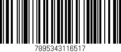Código de barras (EAN, GTIN, SKU, ISBN): '7895343116517'