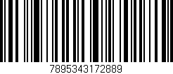 Código de barras (EAN, GTIN, SKU, ISBN): '7895343172889'