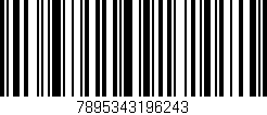 Código de barras (EAN, GTIN, SKU, ISBN): '7895343196243'