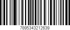 Código de barras (EAN, GTIN, SKU, ISBN): '7895343212639'