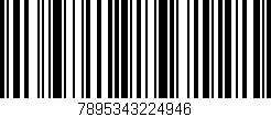 Código de barras (EAN, GTIN, SKU, ISBN): '7895343224946'