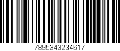 Código de barras (EAN, GTIN, SKU, ISBN): '7895343234617'