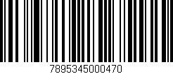Código de barras (EAN, GTIN, SKU, ISBN): '7895345000470'