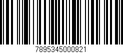 Código de barras (EAN, GTIN, SKU, ISBN): '7895345000821'