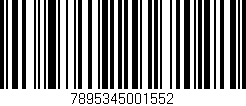 Código de barras (EAN, GTIN, SKU, ISBN): '7895345001552'