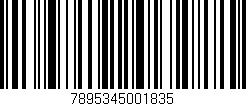 Código de barras (EAN, GTIN, SKU, ISBN): '7895345001835'