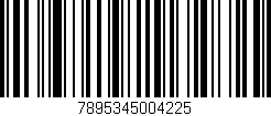 Código de barras (EAN, GTIN, SKU, ISBN): '7895345004225'