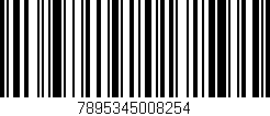 Código de barras (EAN, GTIN, SKU, ISBN): '7895345008254'