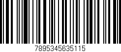 Código de barras (EAN, GTIN, SKU, ISBN): '7895345635115'