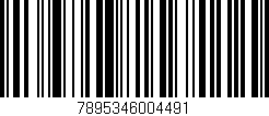 Código de barras (EAN, GTIN, SKU, ISBN): '7895346004491'