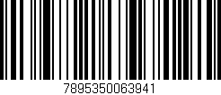 Código de barras (EAN, GTIN, SKU, ISBN): '7895350063941'