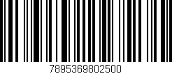 Código de barras (EAN, GTIN, SKU, ISBN): '7895369802500'