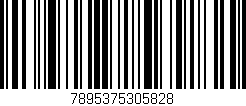 Código de barras (EAN, GTIN, SKU, ISBN): '7895375305828'