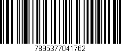 Código de barras (EAN, GTIN, SKU, ISBN): '7895377041762'