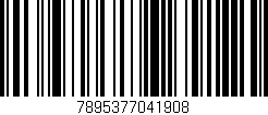 Código de barras (EAN, GTIN, SKU, ISBN): '7895377041908'
