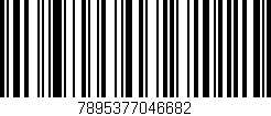 Código de barras (EAN, GTIN, SKU, ISBN): '7895377046682'