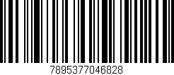 Código de barras (EAN, GTIN, SKU, ISBN): '7895377046828'