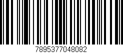 Código de barras (EAN, GTIN, SKU, ISBN): '7895377048082'