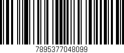 Código de barras (EAN, GTIN, SKU, ISBN): '7895377048099'