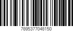 Código de barras (EAN, GTIN, SKU, ISBN): '7895377048150'
