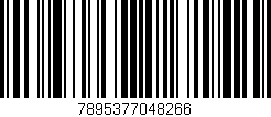 Código de barras (EAN, GTIN, SKU, ISBN): '7895377048266'