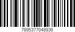 Código de barras (EAN, GTIN, SKU, ISBN): '7895377048938'
