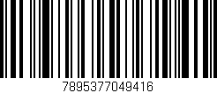 Código de barras (EAN, GTIN, SKU, ISBN): '7895377049416'