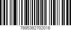 Código de barras (EAN, GTIN, SKU, ISBN): '7895382702016'